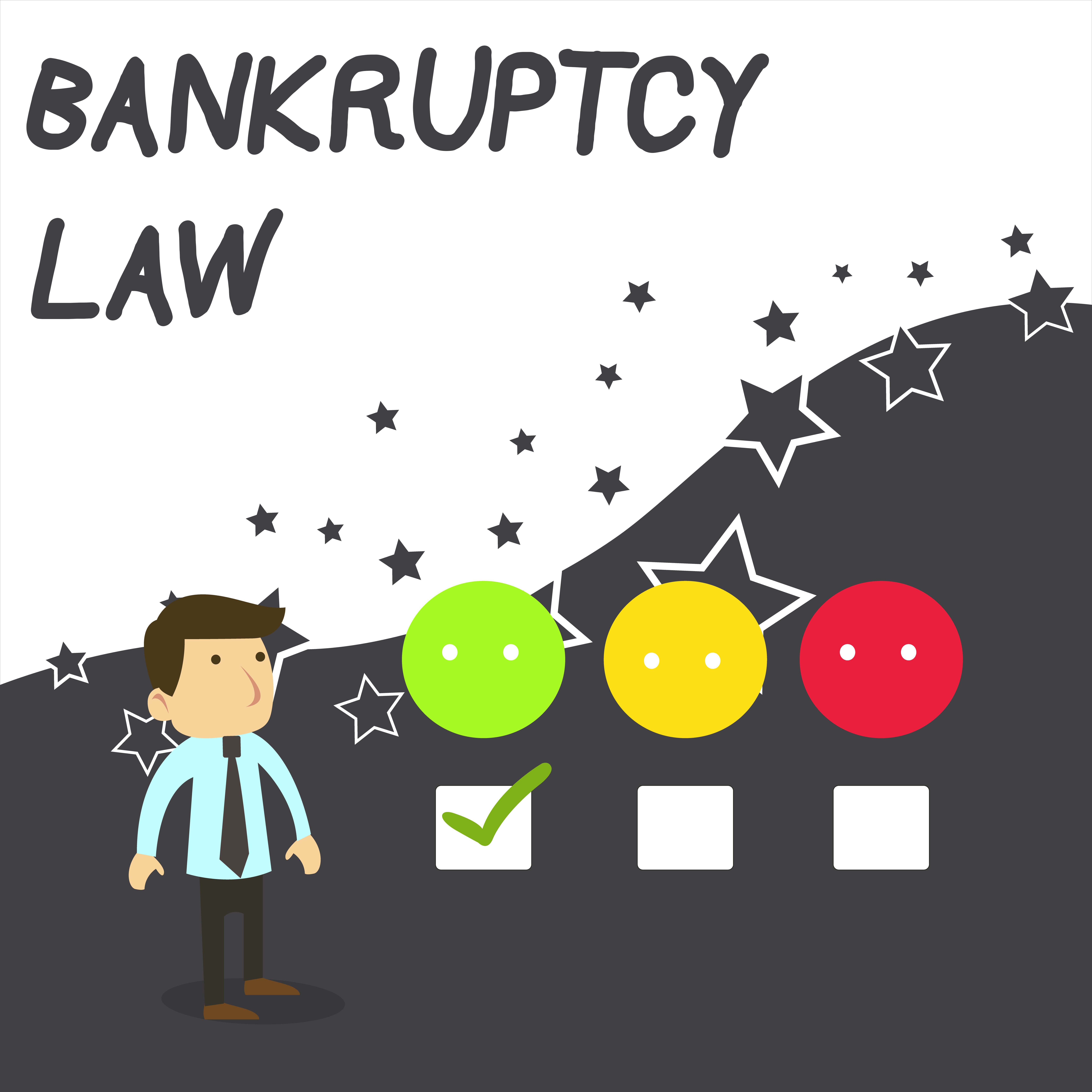 Text Sign Showing Bankruptcy Law