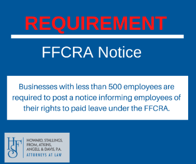 REQUIREMENT: FFCRA Notice